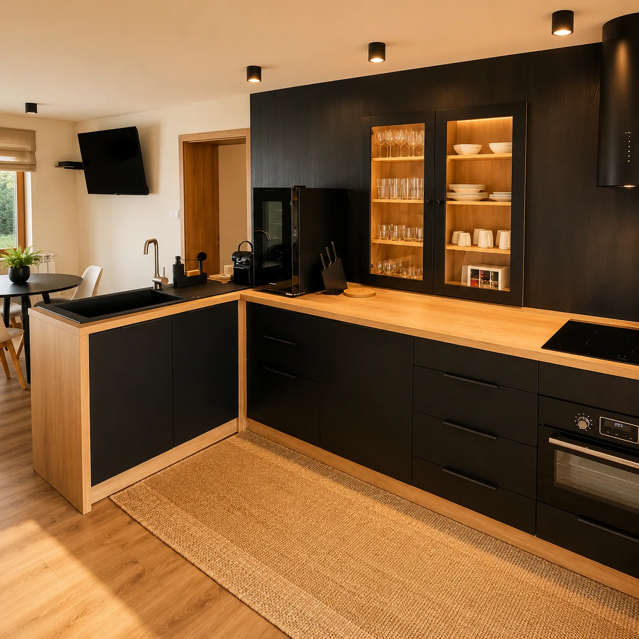 Fully equipped kitchen