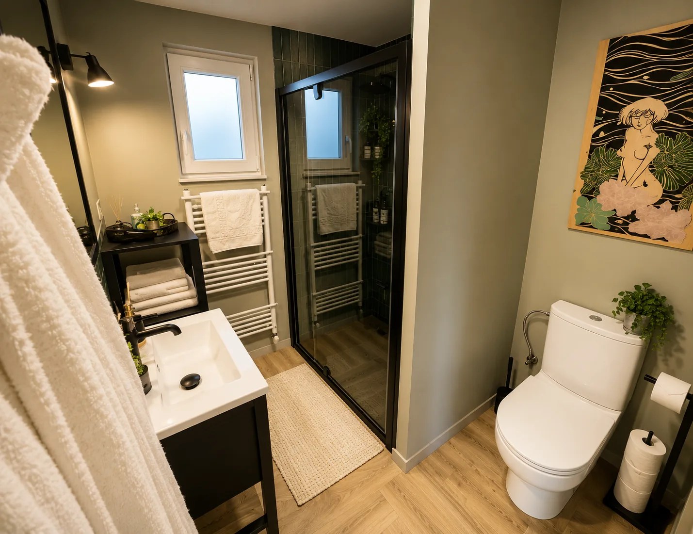 Bathroom with shower